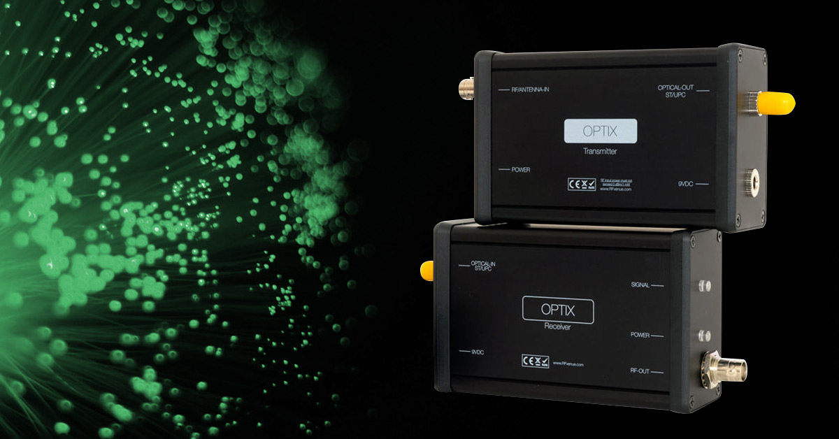 RF over Fiber with RF Venue Optix